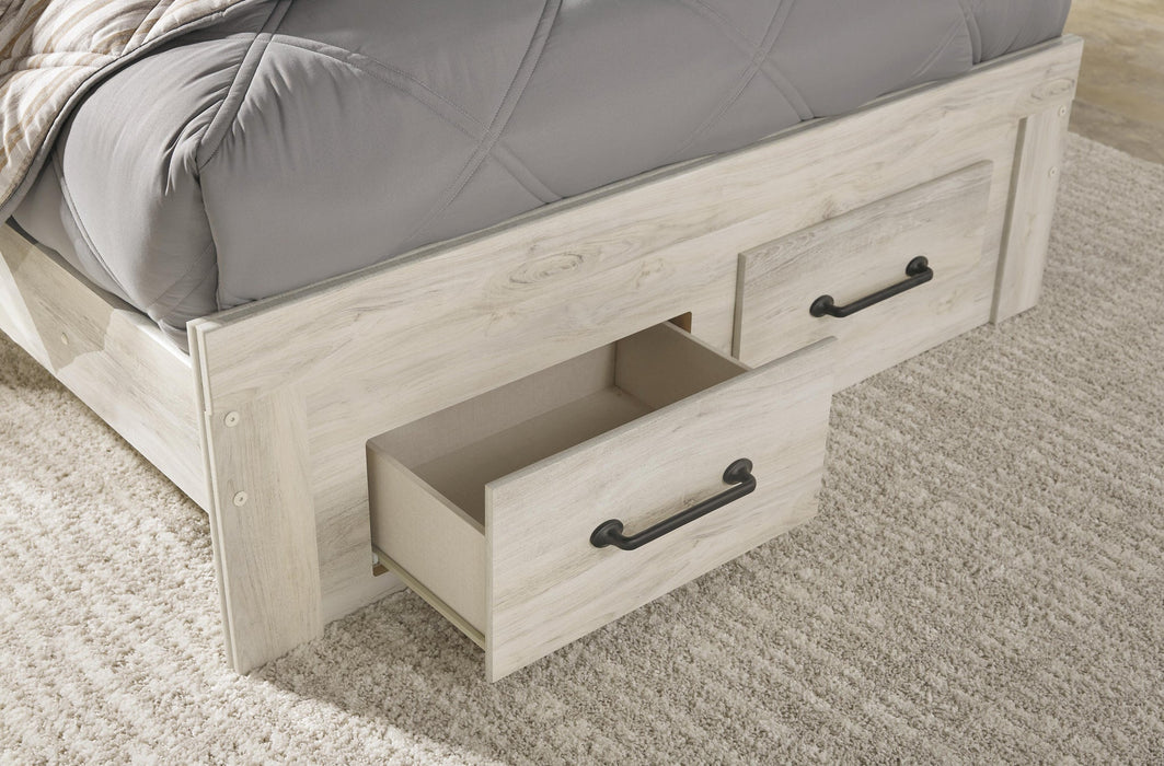Cambeck Full Panel Bed with 2 Storage Drawers with Mirrored Dresser - alternate view 6