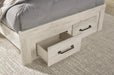 Cambeck Full Panel Bed with 2 Storage Drawers with Mirrored Dresser - alternate view 6