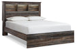 Drystan Queen Bookcase Bed with Mirrored Dresser - alternate view 4