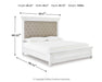 Kanwyn Queen Panel Bed, Dresser and Mirror - alternate view 4