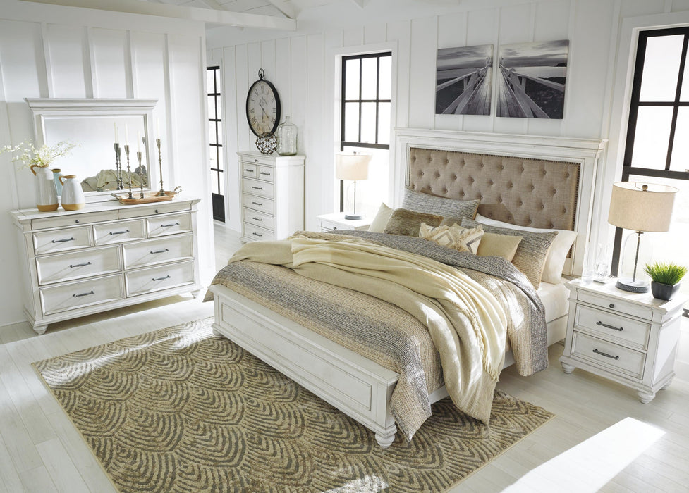 Kanwyn Queen Panel Bed, Dresser and Mirror - alternate view 4
