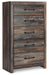 Drystan King Panel Bed with 2 Storage Drawers, Dresser, Mirror, Chest and Nightstand - alternate view 8