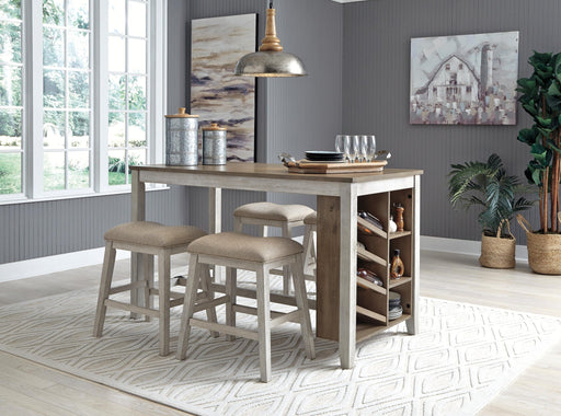 Skempton Counter Height Dining Table and 4 Barstools - alternate view 2