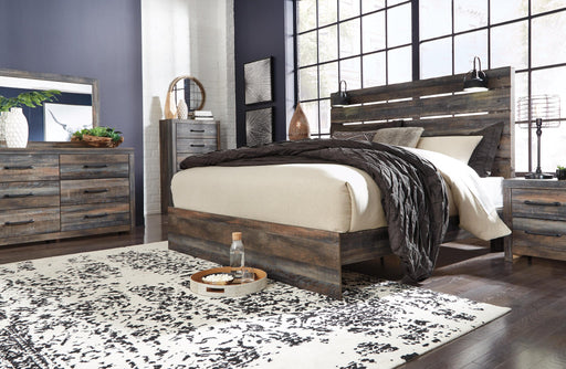 Drystan King Panel Bed, Dresser, Mirror, Chest and Nightstand - alternate view 2