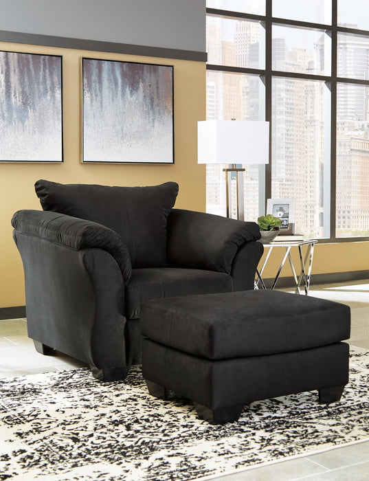 Darcy Chair and Ottoman - alternate view 2