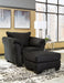 Darcy Chair and Ottoman - alternate view 2