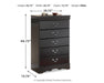 Huey Vineyard Queen Sleigh Bed with Mirrored Dresser, Chest and Nightstand - alternate view 7