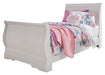 Anarasia Twin Sleigh Bed with Mirrored Dresser, Chest and Nightstand - alternate view 3