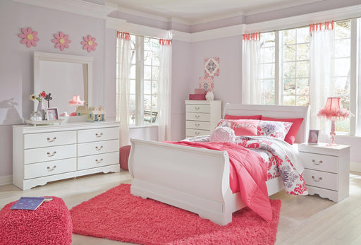 Anarasia Full Sleigh Headboard, Dresser, Mirror, Chest and Nightstand - alternate view 2