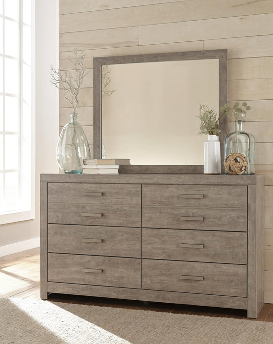 Culverbach Full Panel Bed with Mirrored Dresser - alternate view 5