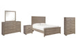 Culverbach Full Panel Bed, Dresser, Mirror, Chest and Nightstand