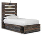 Drystan Twin Panel Bed with 4 Storage Drawers, Dresser, Mirror, Chest and Nightstand - alternate view 6