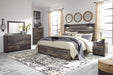 Drystan King Panel Bed with Storage with Mirrored Dresser, Chest and Nightstand - alternate view 2