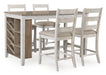 Skempton Counter Height Dining Table and 4 Barstools - alternate view 2
