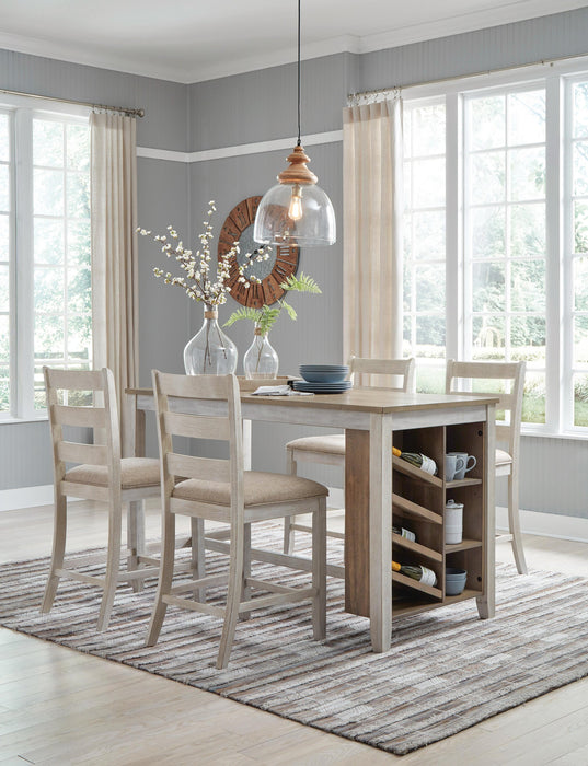 Skempton Counter Height Dining Table and 4 Barstools - alternate view 3