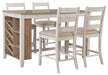 Skempton Counter Height Dining Table and 4 Barstools