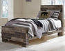 Derekson Twin Panel Bed with Mirrored Dresser, Chest and Nightstand - alternate view 7