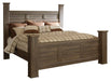 Juararo King Poster Bed with Mirrored Dresser - alternate view 5