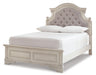 Realyn Full Panel Bed with Mirrored Dresser, Chest and Nightstand - alternate view 2