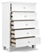 Fortman Twin Panel Bed with Mirrored Dresser, Chest and Nightstand - alternate view 12