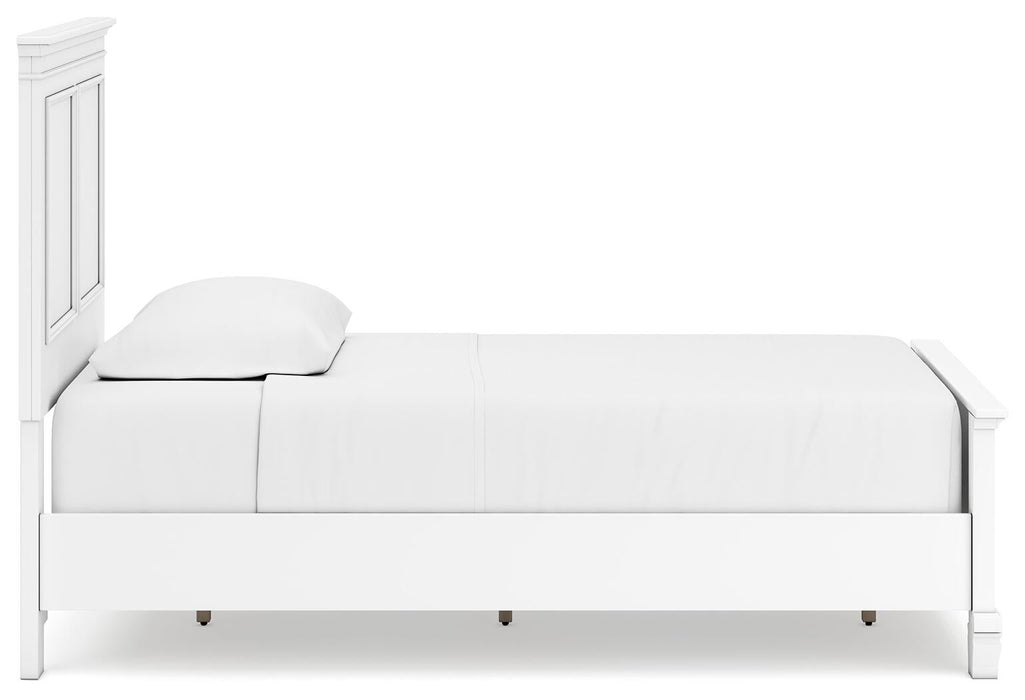 Fortman Twin Panel Bed with Mirrored Dresser - alternate view 12