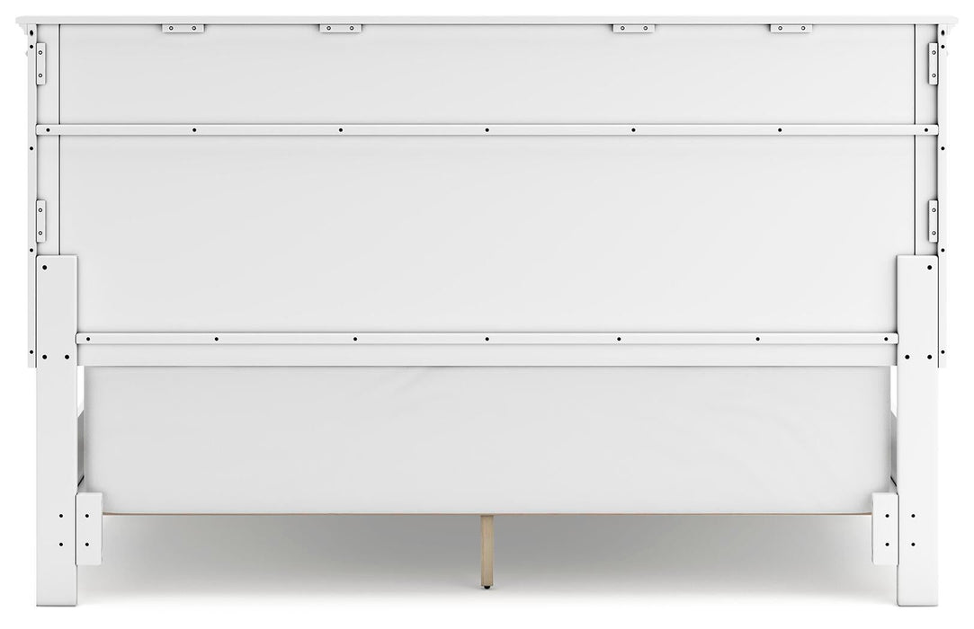 Fortman California King Panel Bed with Mirrored Dresser, Chest and Nightstand - alternate view 16