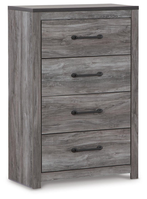 Bronyan King Panel Bed with Mirrored Dresser, Chest and Nightstand - alternate view 3