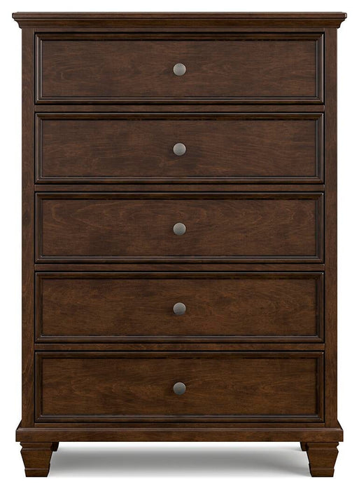 Danabrin Queen Panel Bed with Mirrored Dresser, Chest and Nightstand - alternate view 10