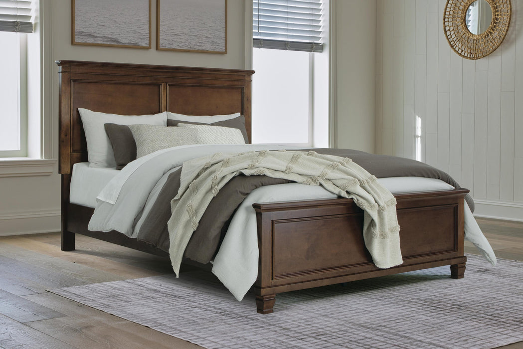 Danabrin Queen Panel Bed with Mirrored Dresser, Chest and Nightstand - alternate view 22