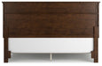 Danabrin California King Panel Bed with Mirrored Dresser and Nightstand - alternate view 8