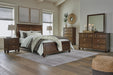 Danabrin Queen Panel Bed with Mirrored Dresser, Chest and Nightstand - alternate view 20