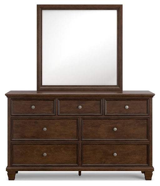 Danabrin Twin Panel Bed with Mirrored Dresser and Nightstand - alternate view 2