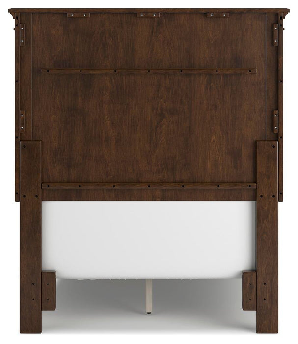 Danabrin Twin Panel Bed with Mirrored Dresser and Nightstand - alternate view 8