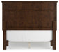 Danabrin Full Panel Bed with Mirrored Dresser, Chest and Nightstand - alternate view 8