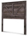 Wynnlow Queen Crossbuck Panel Bed with Mirrored Dresser, Chest and Nightstand - alternate view 8