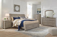 Lettner California King Sleigh Bed with Mirrored Dresser, Chest and Nightstand - alternate view 2