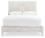 Paxberry Queen Panel Bed with Mirrored Dresser - alternate view 6