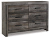 Wynnlow King Panel Bed with Mirrored Dresser and Nightstand - alternate view 5
