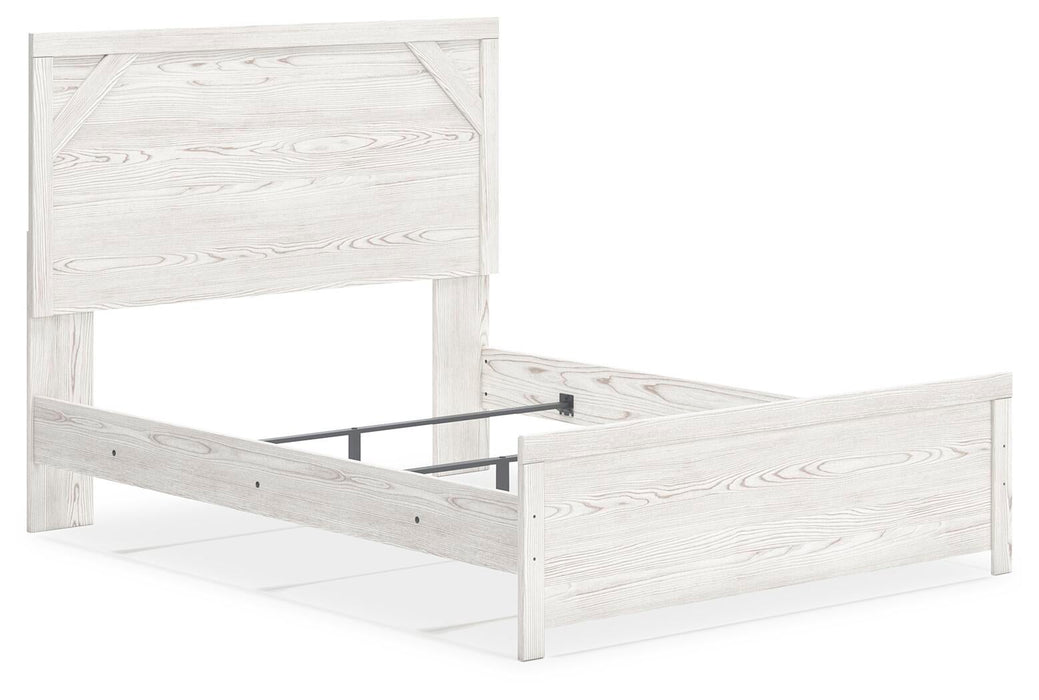 Gerridan Queen Panel Bed with Mirrored Dresser and Nightstand - alternate view 5