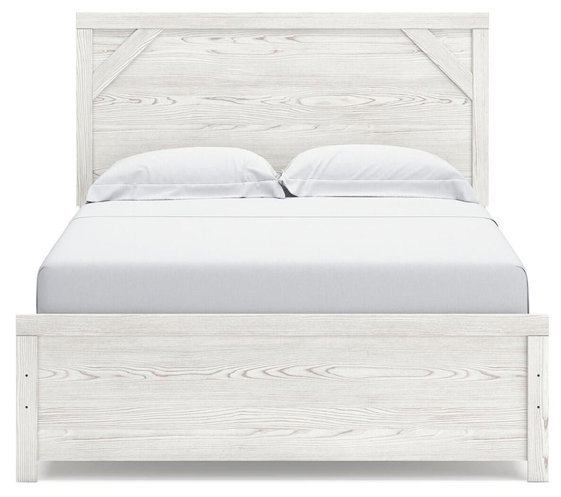 Gerridan Queen Panel Bed with Mirrored Dresser and Nightstand - alternate view 6