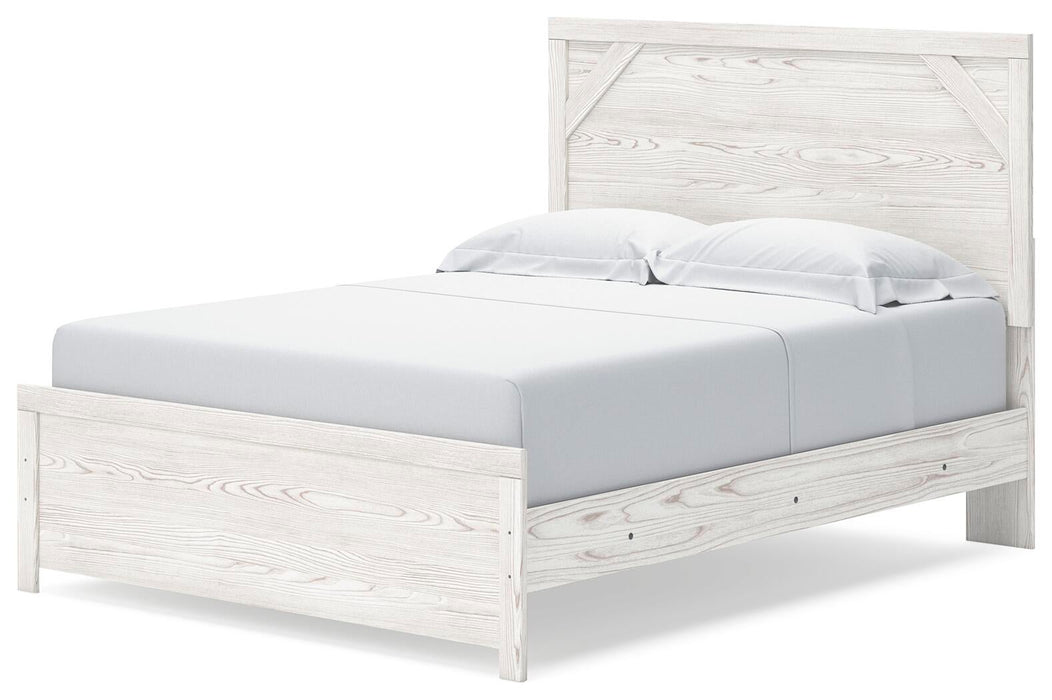 Gerridan Queen Panel Bed with Mirrored Dresser and Nightstand - alternate view 7