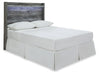 Baystorm Full Panel Headboard with Mirrored Dresser and Nightstand - alternate view 3
