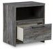Baystorm Full Panel Headboard with Mirrored Dresser and Nightstand - alternate view 6