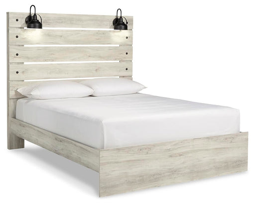 Cambeck Queen Panel Bed with Mirrored Dresser and Nightstand - alternate view 2