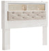 Altyra Queen Bookcase Headboard Bed with Mirrored Dresser - alternate view 3