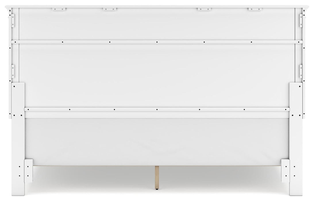 Fortman King Panel Bed with Mirrored Dresser and Nightstand - alternate view 11