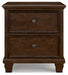 Danabrin Queen Panel Bed with Mirrored Dresser and Nightstand - alternate view 10