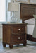 Danabrin California King Panel Bed with Mirrored Dresser, Chest and Nightstand - alternate view 24