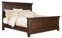 Porter California King Panel Bed with Mirrored Dresser - alternate view 2
