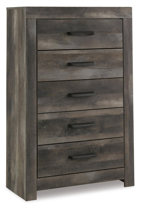 Wynnlow Queen Panel Bed with Mirrored Dresser, Chest and Nightstand - alternate view 5